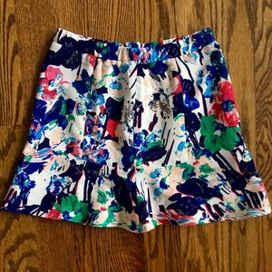 Mismash A-line Floral Skirt